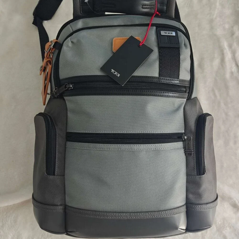 New TUMI Parrish Laptop Backpack 15 Inch Computer Grey - Picture 3 of 10